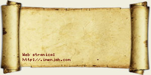 Anđelija Pjanić vizit kartica